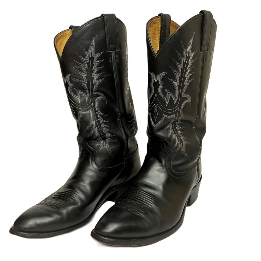 Tony Lama Black Pampas - VM2993